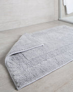 Luxus Badezimmerteppich platin