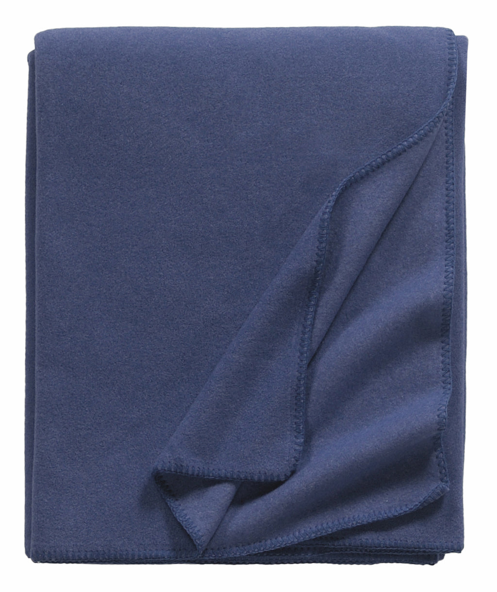 Fleecedecke denim blau