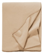 Fleecedecke 160x200 camel beige