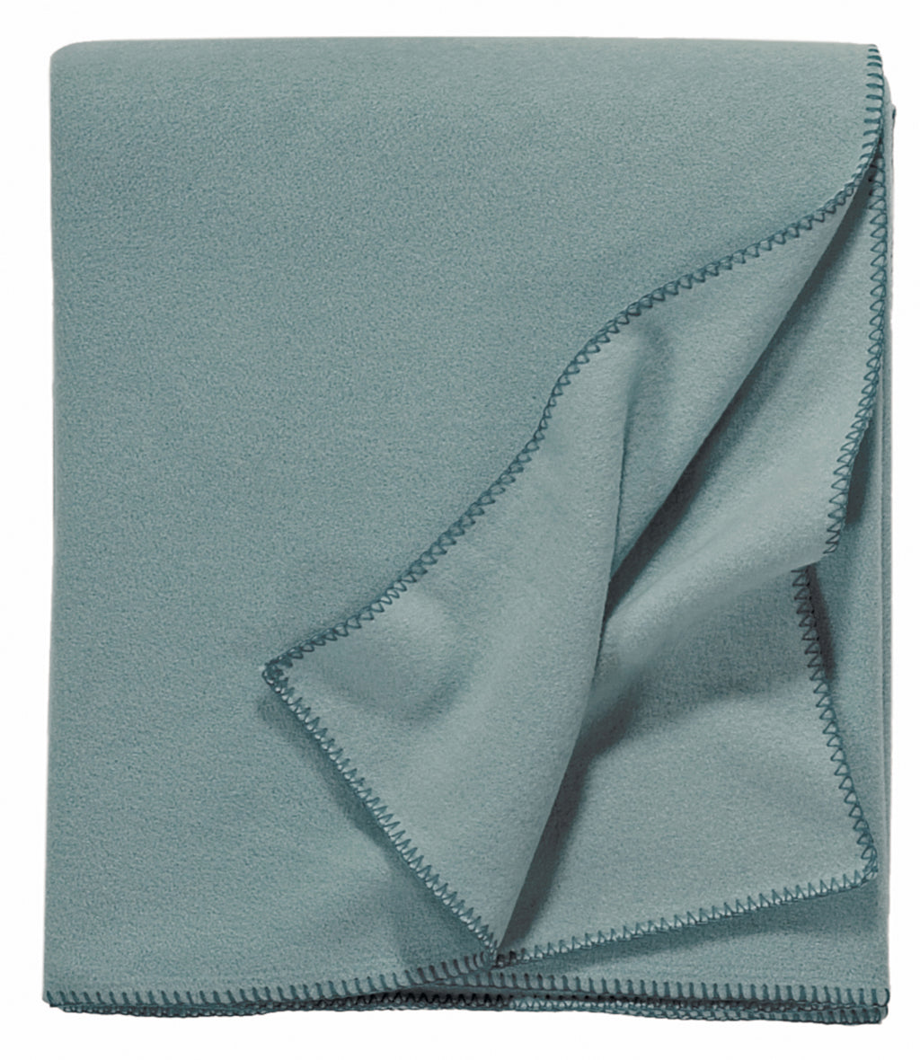 Fleece Decke klein 100x160 salbei