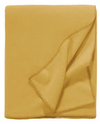 Fleece Decke curry gelb