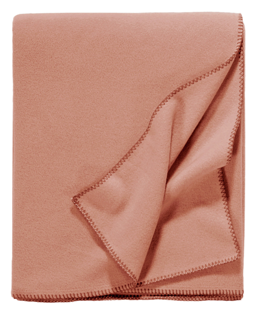 Tony Fleece Decke rosewood