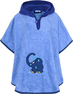 Badeponcho blauer Elefant Main