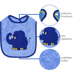 Lätzchen blauer Elefant Details