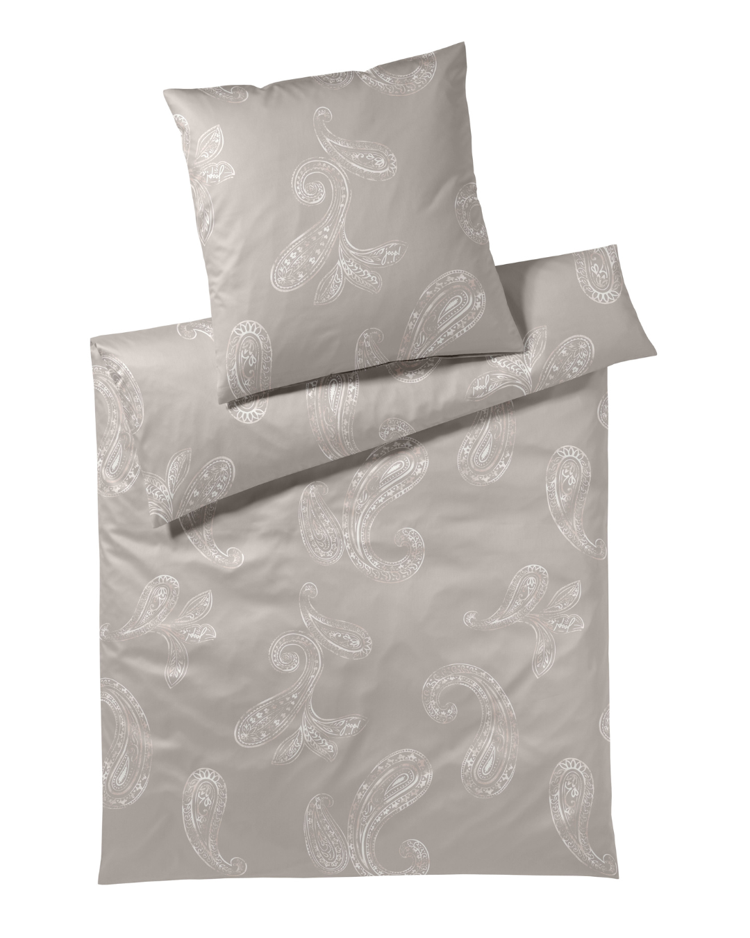 Joop Satin Bettwäsche Paisley taupe