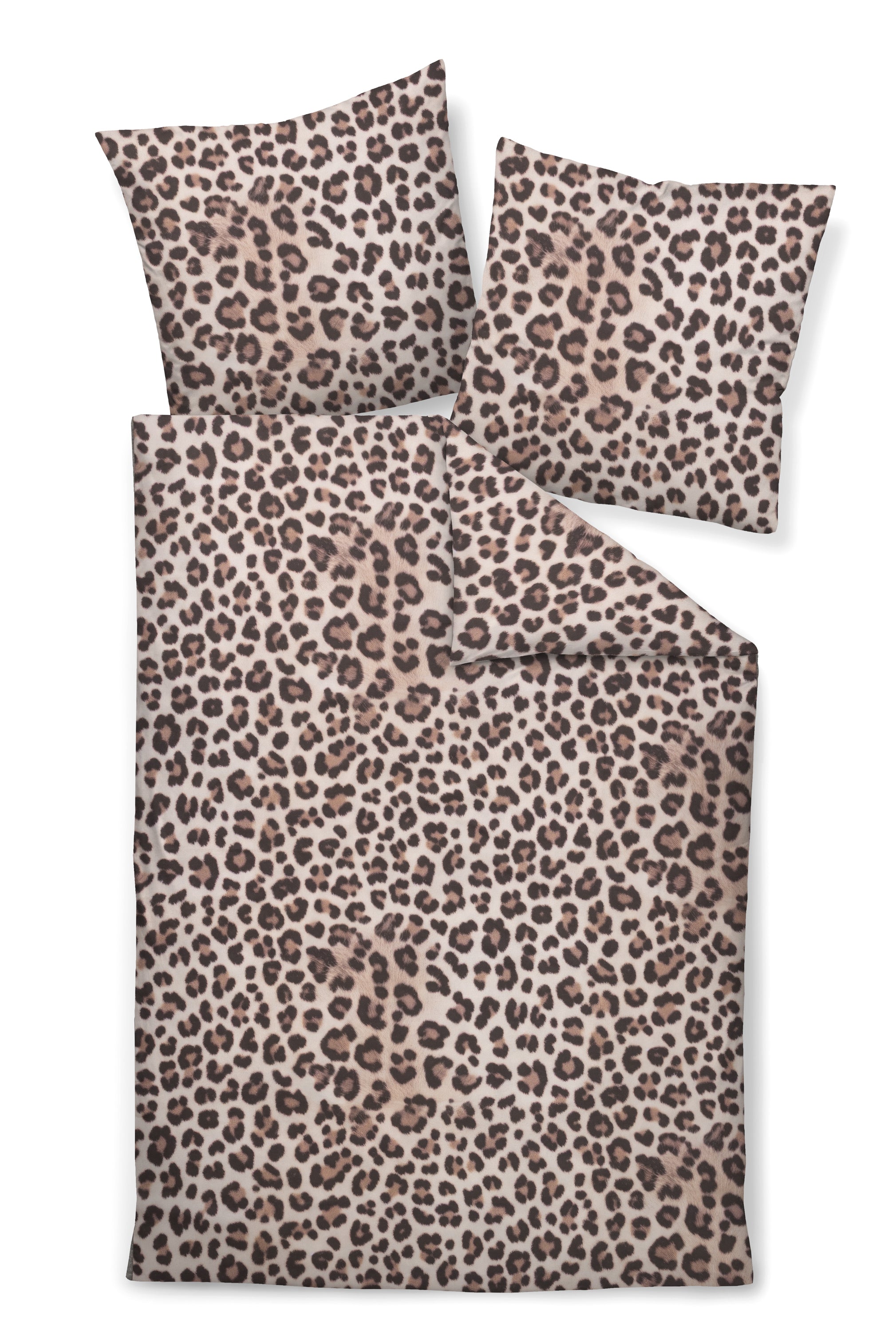 Bettwäsche Modern Art S Leoprint mocha