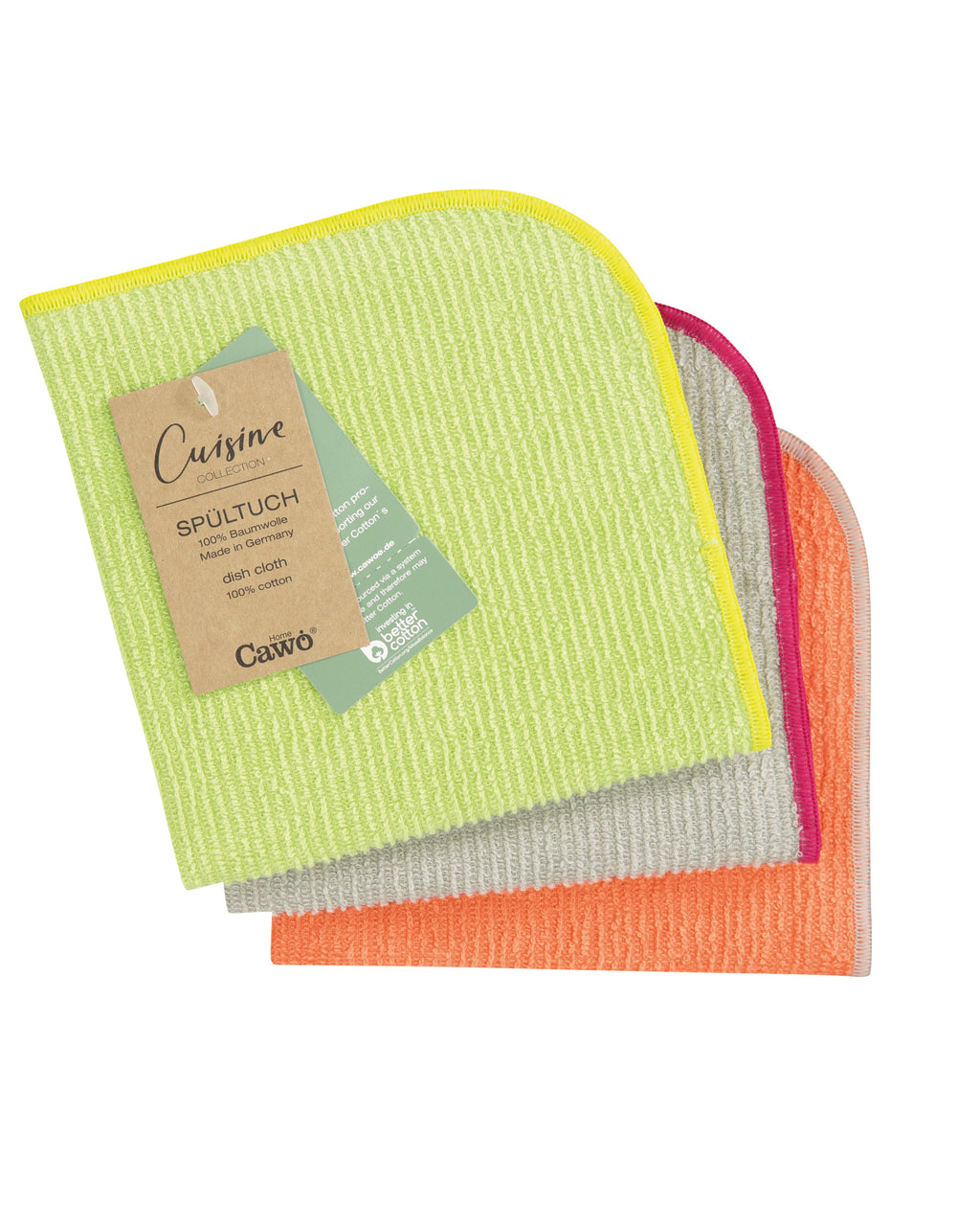 Spültuch Trio 3erPack bunt pistazie