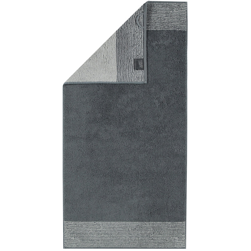 Cawö Handtuch Two Tone 590 schiefer