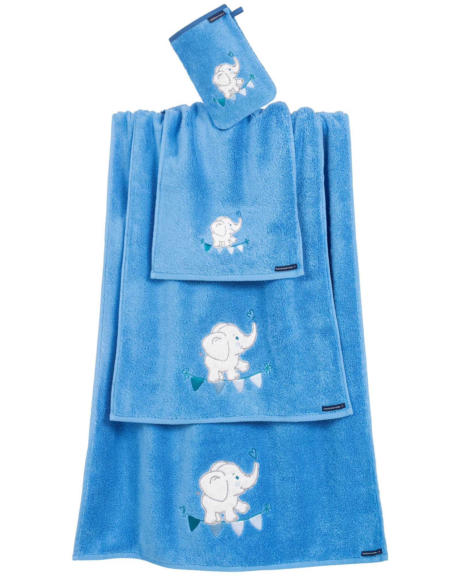 Handtücher Elefant blau