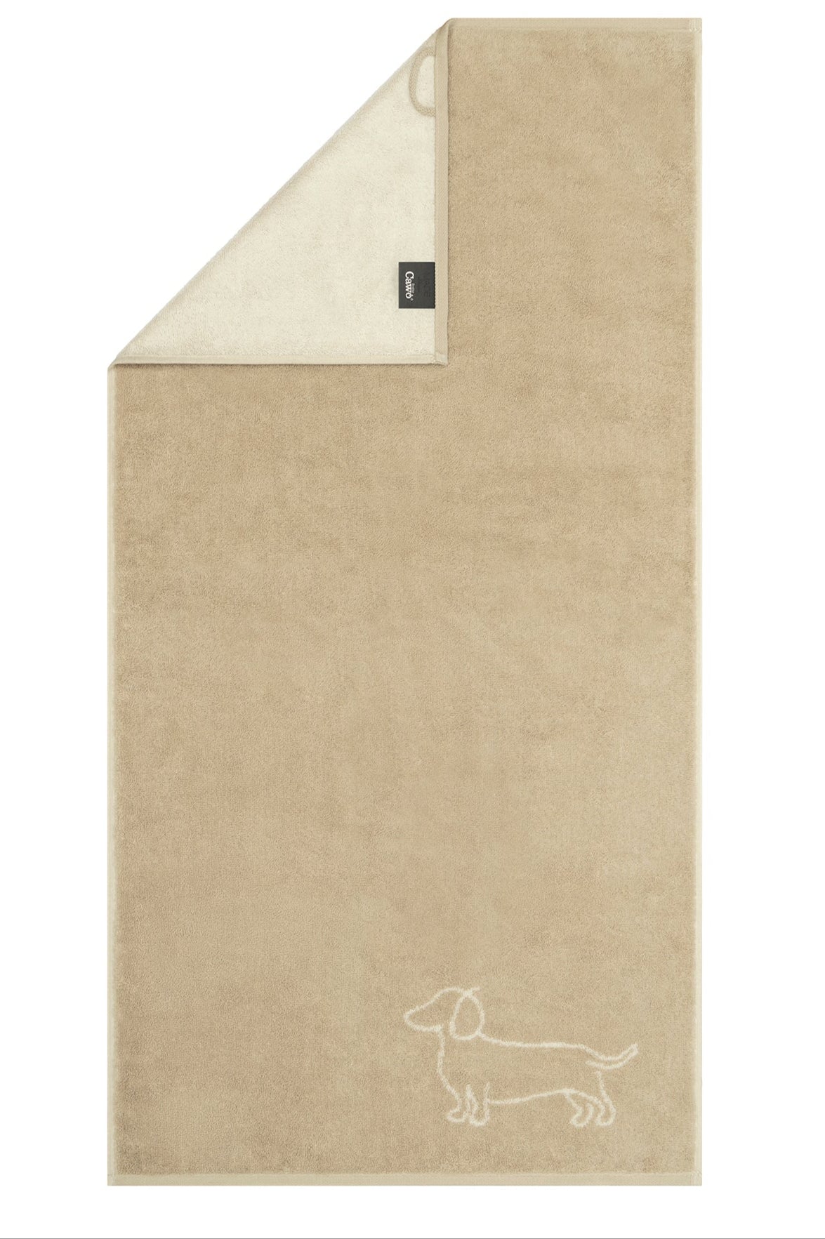 Handtuch We Love Dogs Companion natur beige
