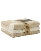 We Love Dogs Seiftücher 3er Pack beige natur