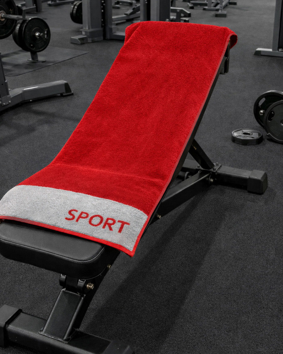 Fitnesshandtuch Cawö rot