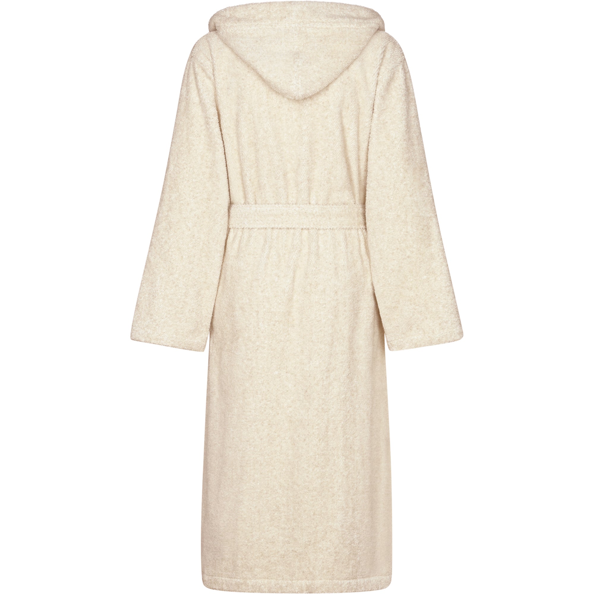 Kapuzenbademantel Cotton & Hemp Damen natur