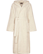 Kapuzenbademantel Cotton & Hemp Damen natur