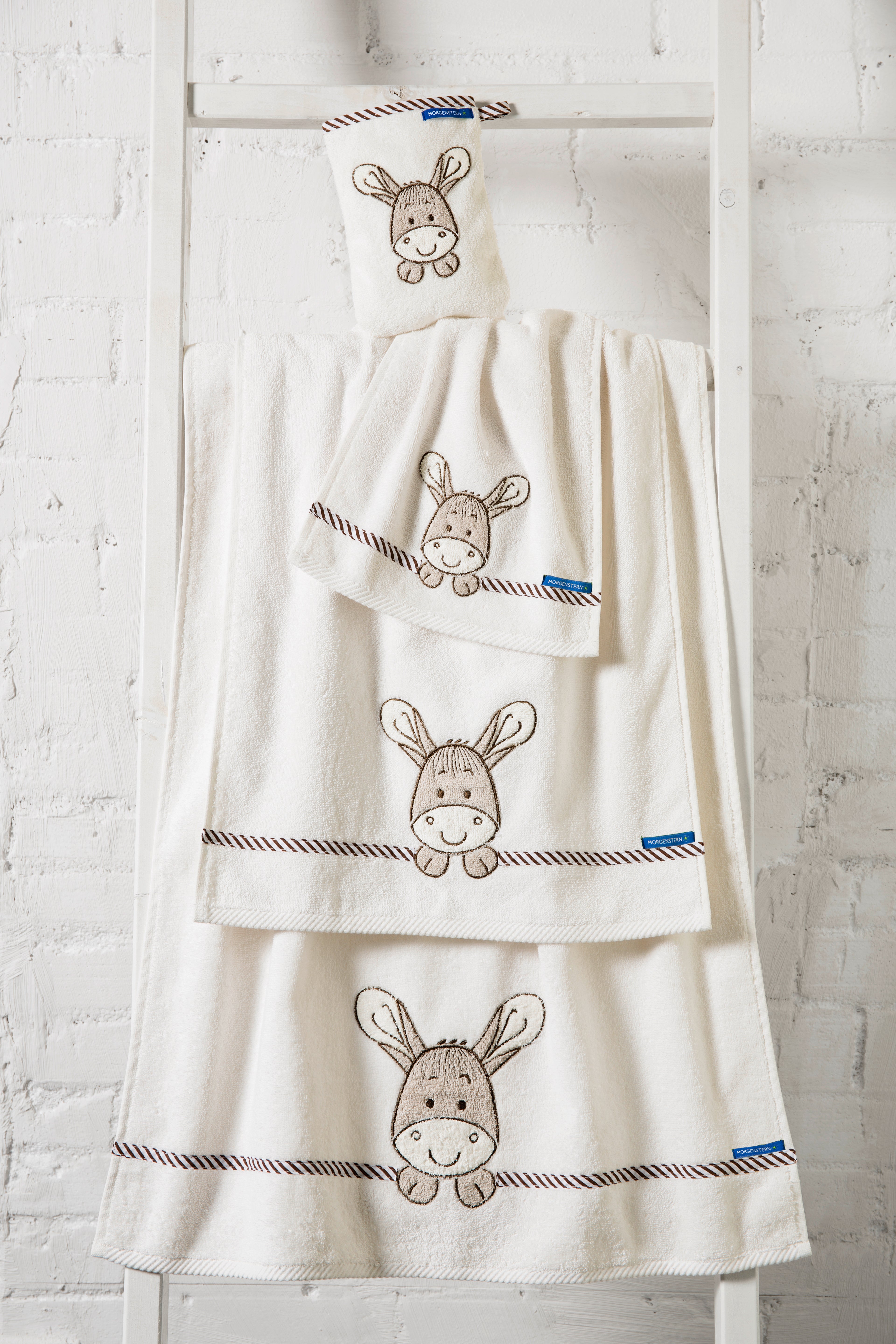 Morgenstern Kinder Handtuch Esel natur