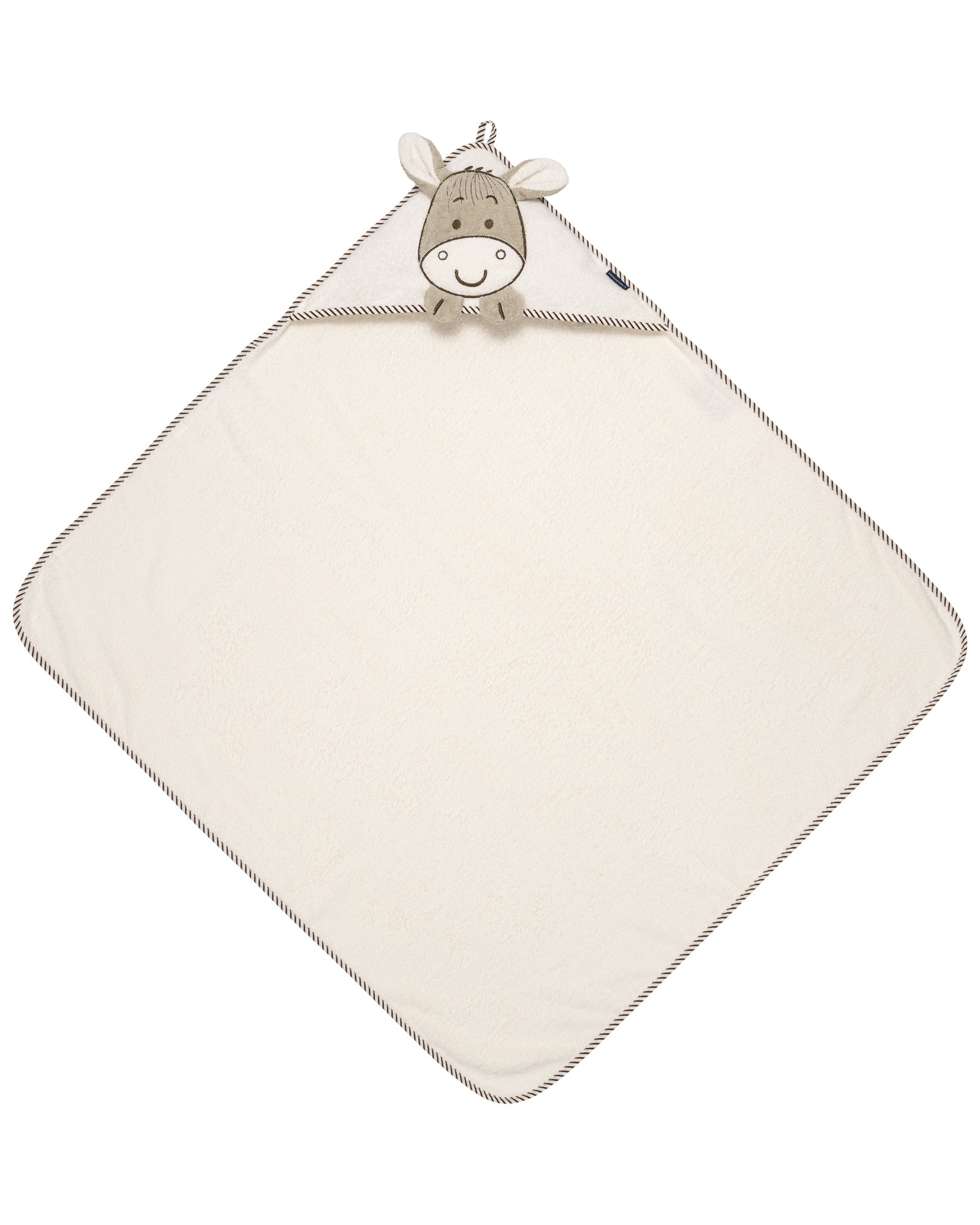 Morgenstern Kinder Kapuzenhandtuch Esel natur 