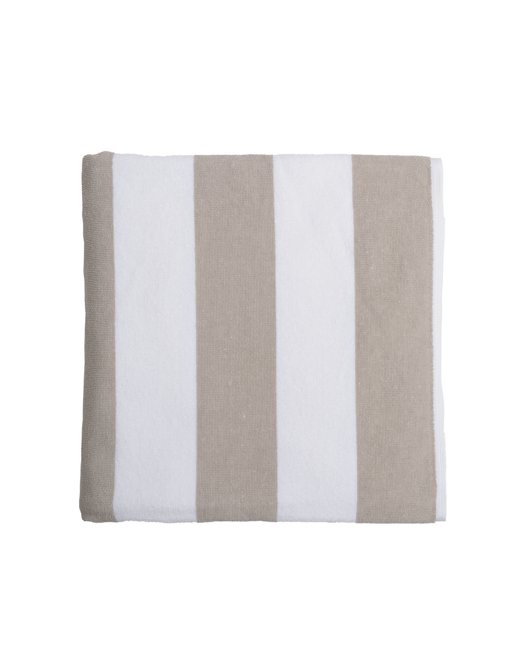 Wewo Saunatuch Streifen beige weiß