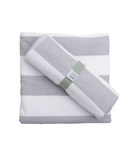 wewo fashion Saunatuch Streifen lightgrey-white