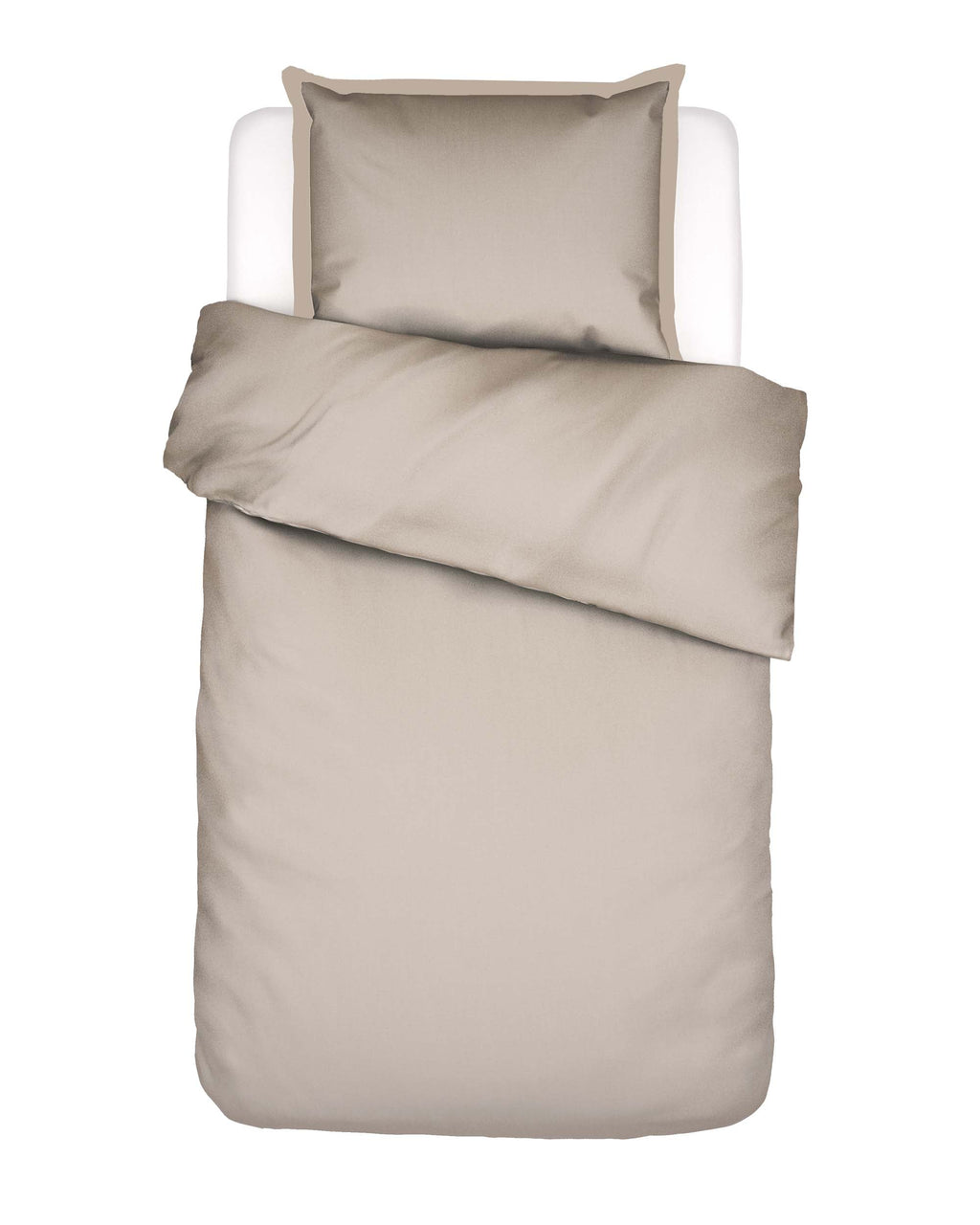 Aziza Satin Bettwäsche oatmeal