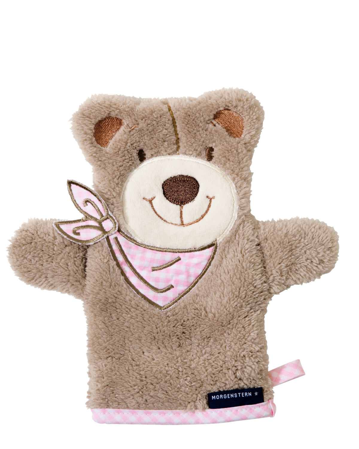 Waschfigur Bär rosa Morgenstern