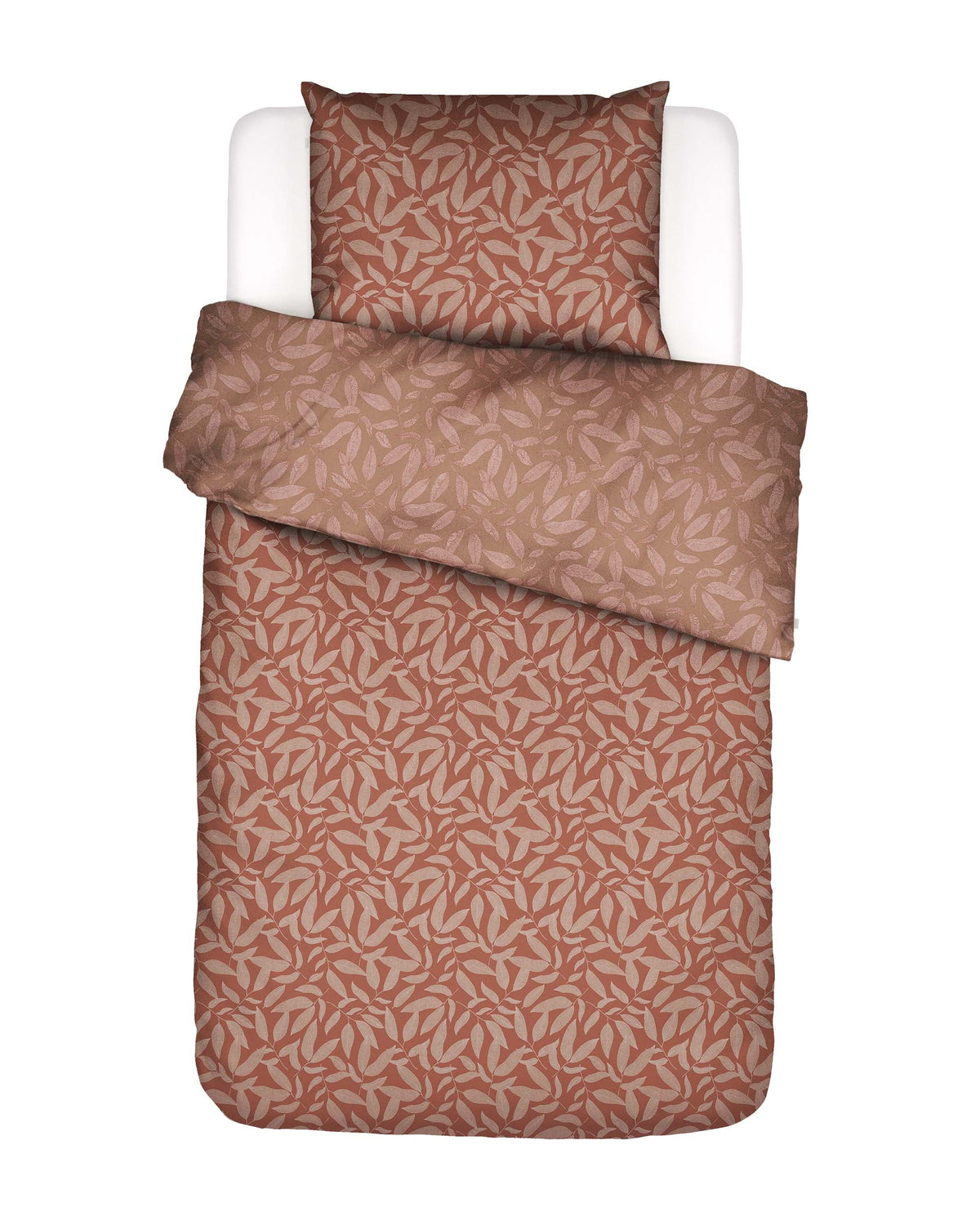 Essenza Bettwäsche Clea terracotta