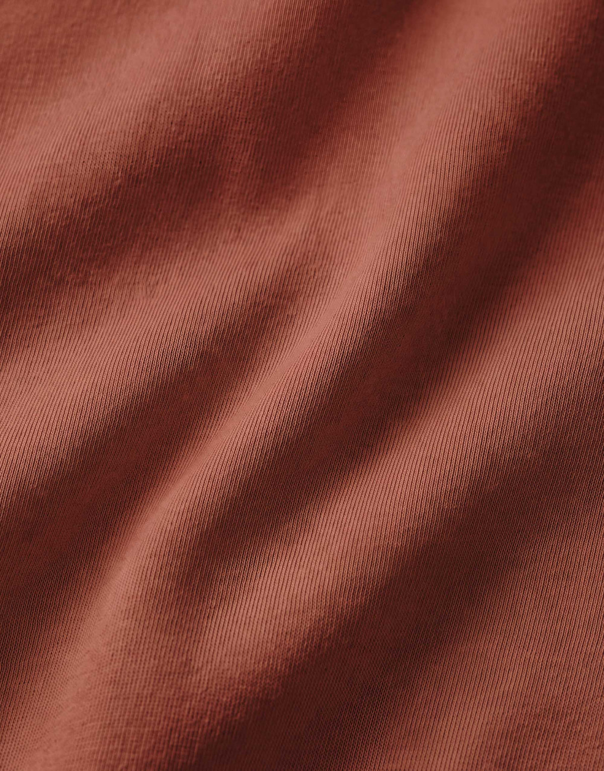 Detail Jersey Spannbetttuch Fine Organic terracotta