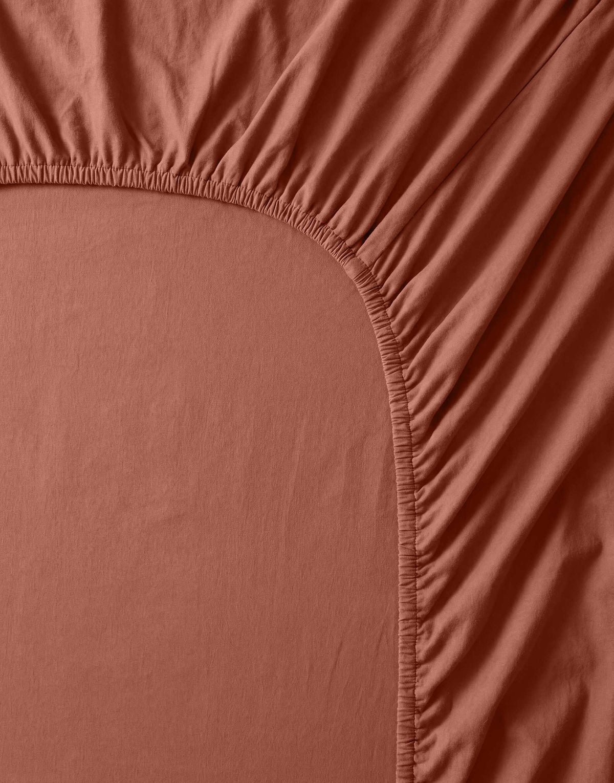 Rundumgummi Jersey Spannbetttuch Fine Organic terracotta
