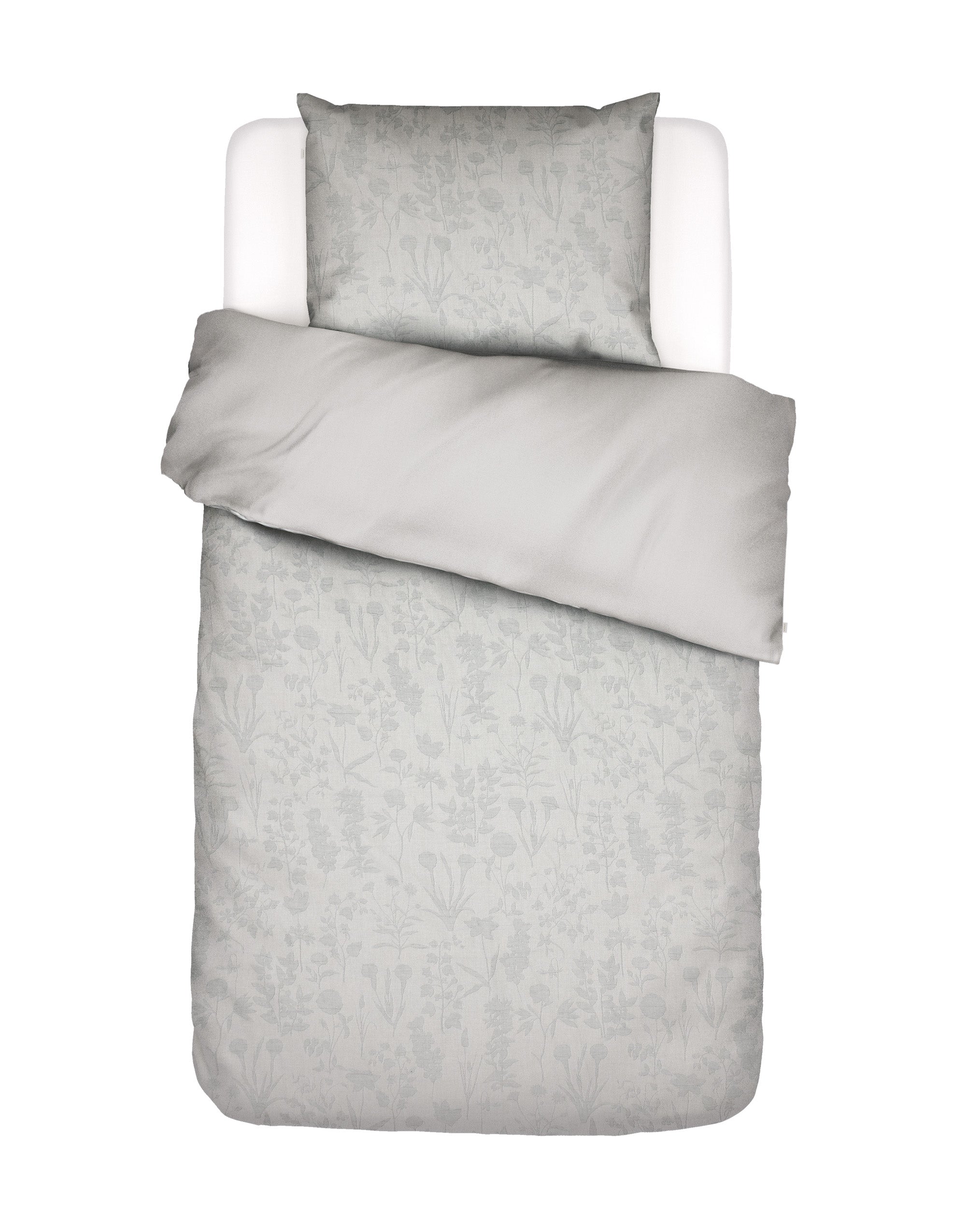 Essenza Bettwäsche Maribel 135x200 80x80 grau