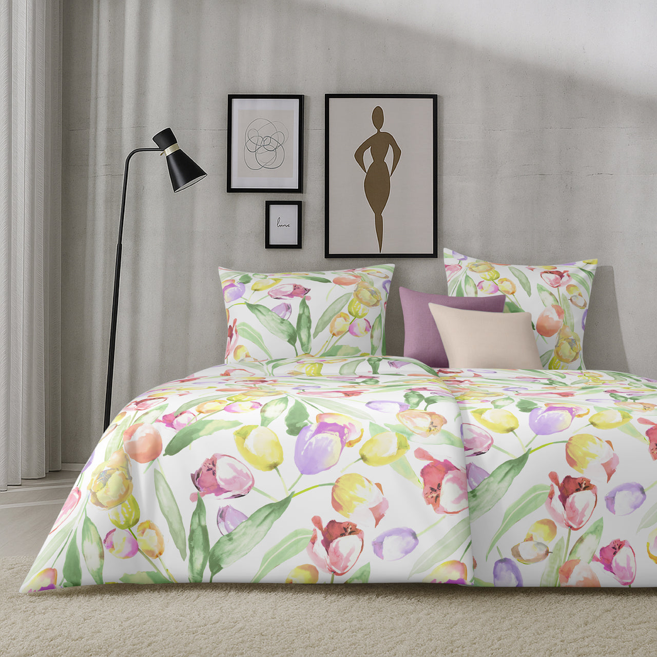 Apelt Tulip Bettwäsche 135x200 Tulpen