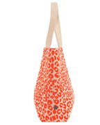 Beachbag Cawö Leoprint pink natur 