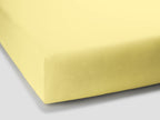Bella Donna Jersey Spannbetttuch Matratzenecke hellgelb