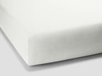 Bella Donna Jersey Spannbetttuch Matratzenecke wollweiß