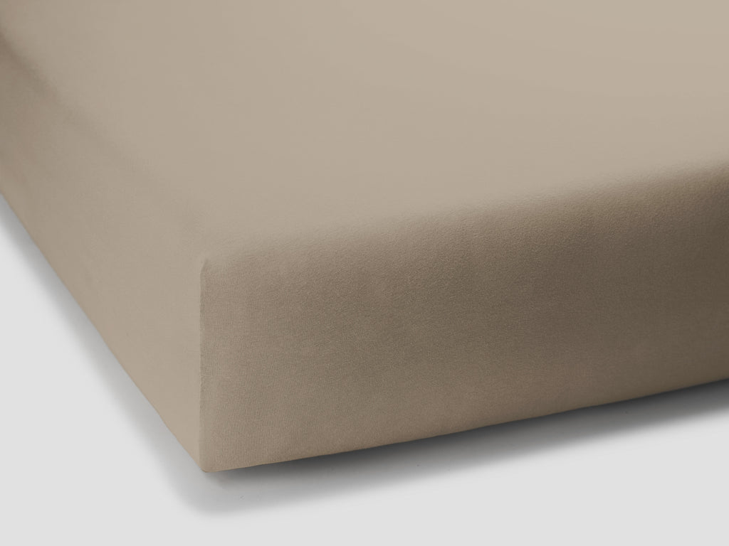 Bella Donna Jersey Spannbettlake  champignon