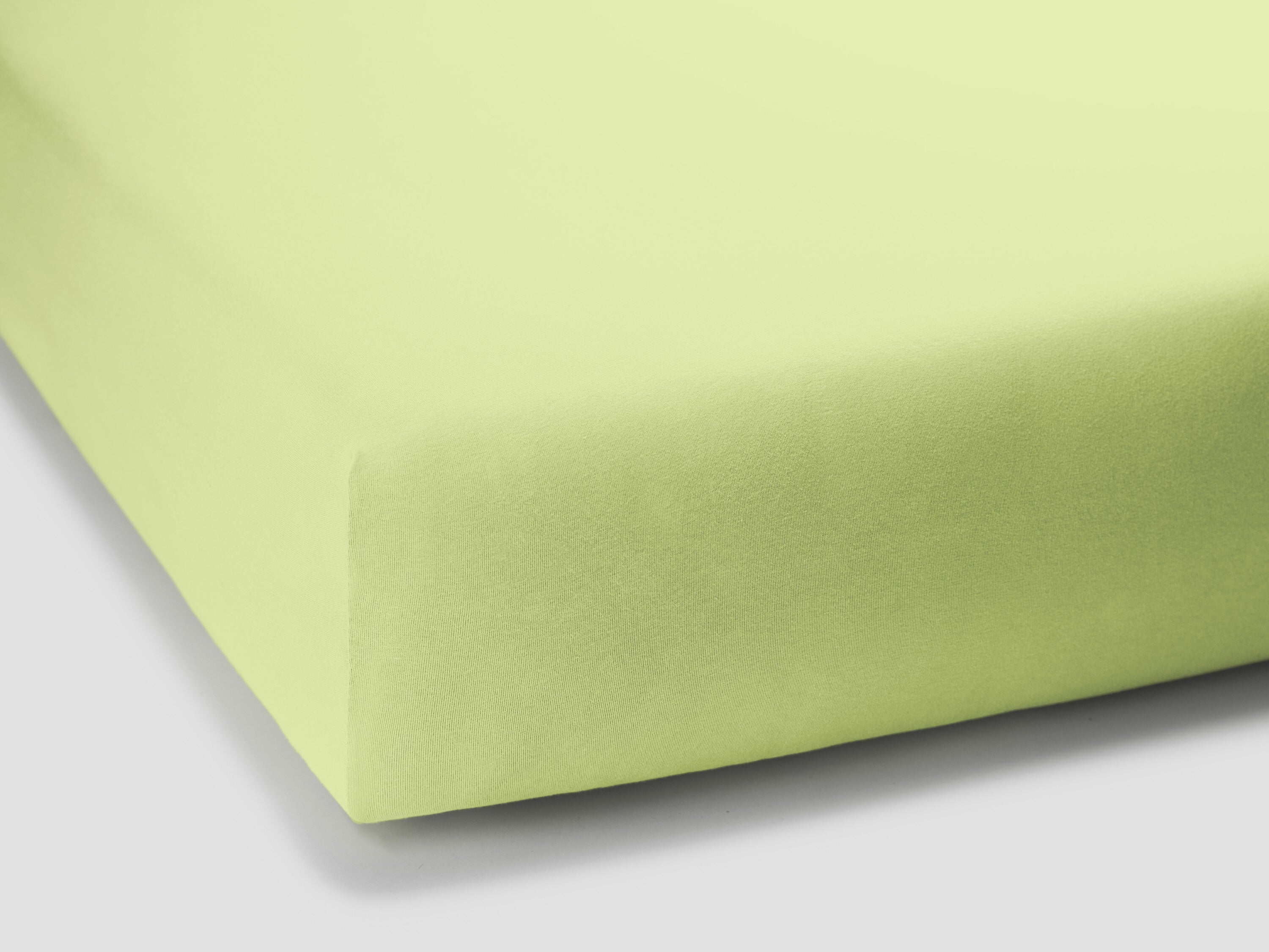 Bella Donna Jersey Spannbetttuch limette