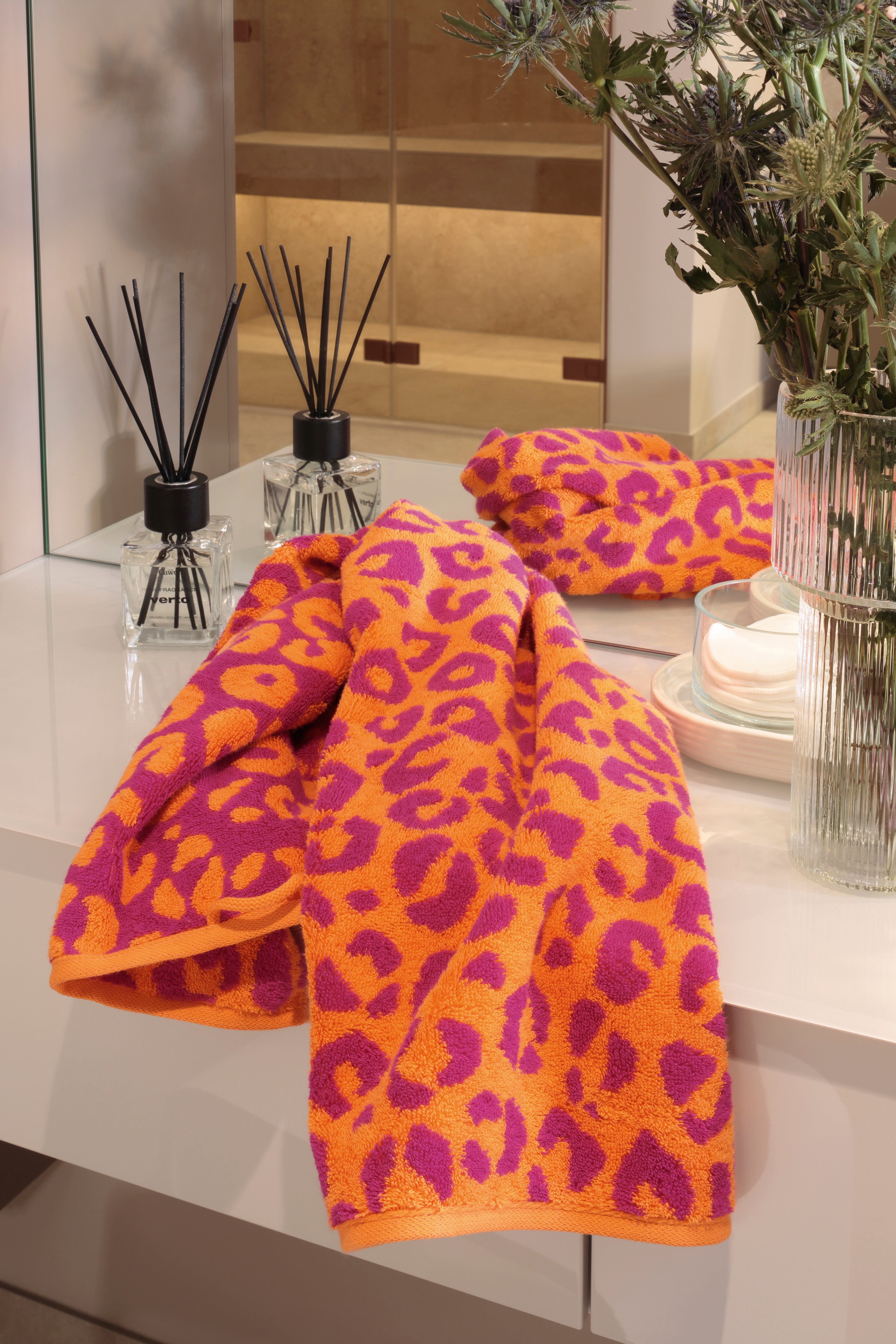 Cawö handtuch Two Tone Leo pink