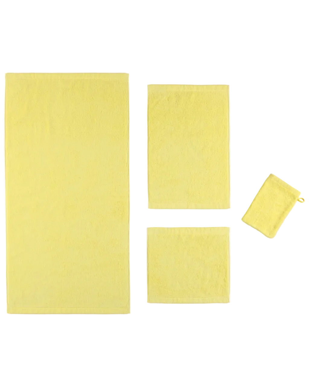 Cawö Lifestyle Handtuch Set lemon gelb 7007-501