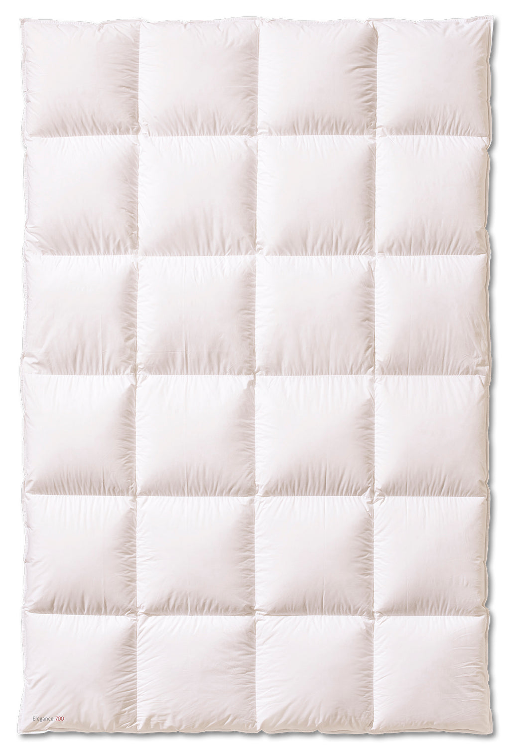 Daunendecke Elegance 700 4x6 Karos warm