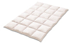 Daunendecke Elegance 700 4x6 Karos seitlich