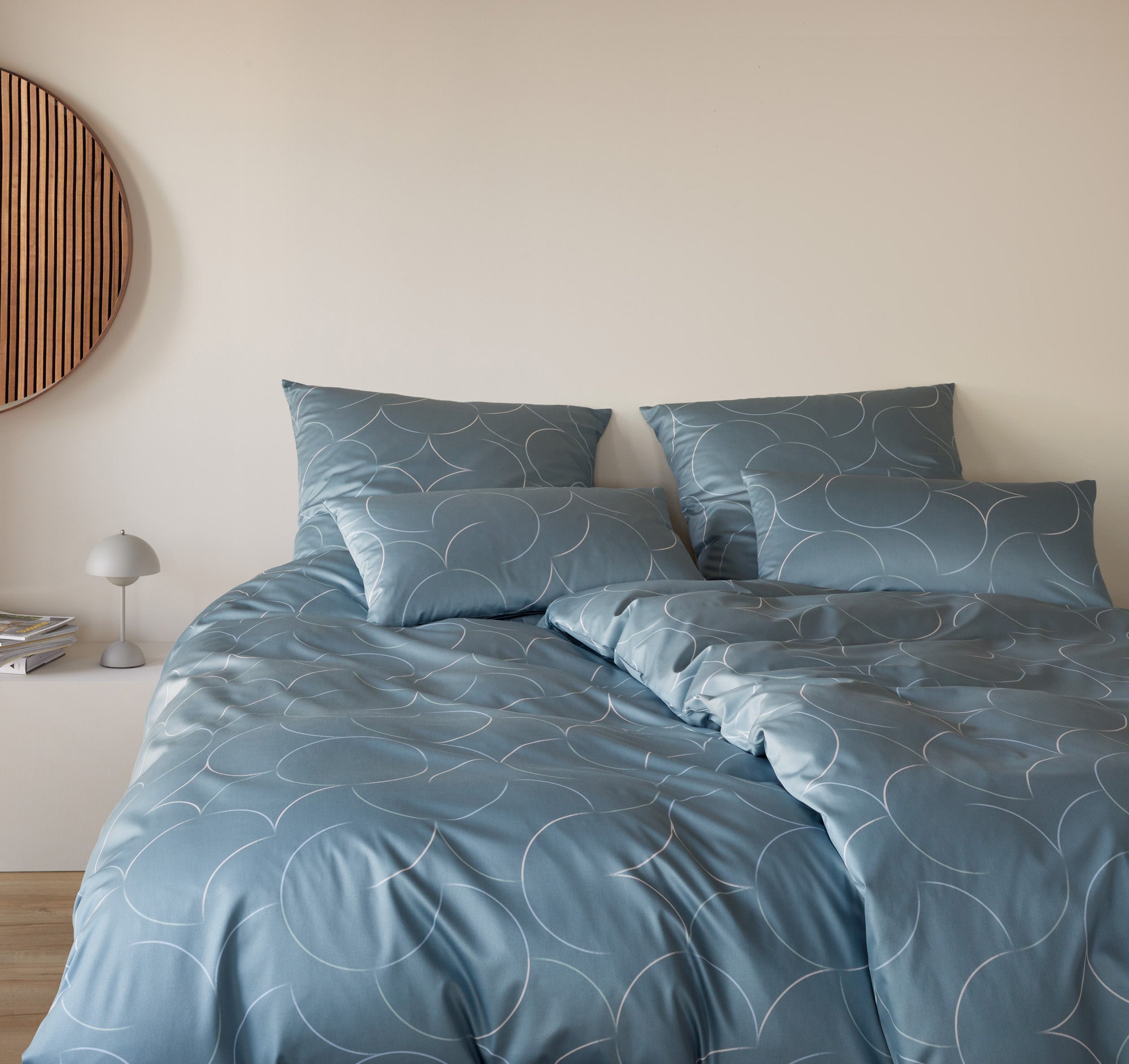 Elegante Jersey Bettwäsche Circus salbei 3621