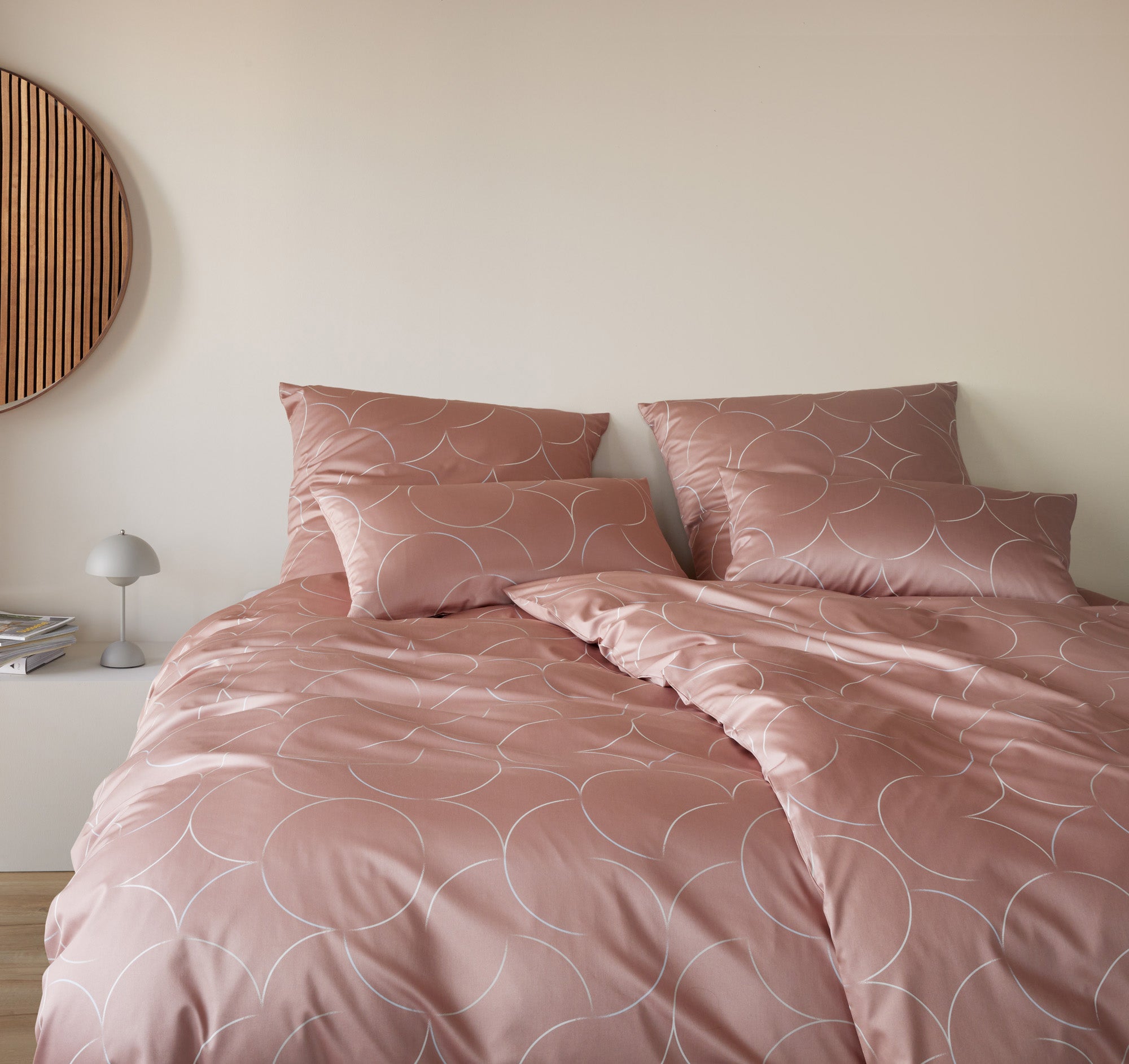 Jersey Bettwäsche Circus rosenholz Elegante