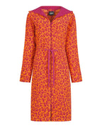 Kapuzen Bademantel Damen Leo pink Cawö