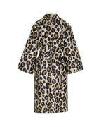 Essenza Kimono Bademantel mit Leomuster in schwarz gelb