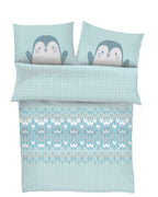 Kinder Bettwäsche s.Oliver Pinguin mint