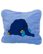 Kissenbezug blauer Elefant