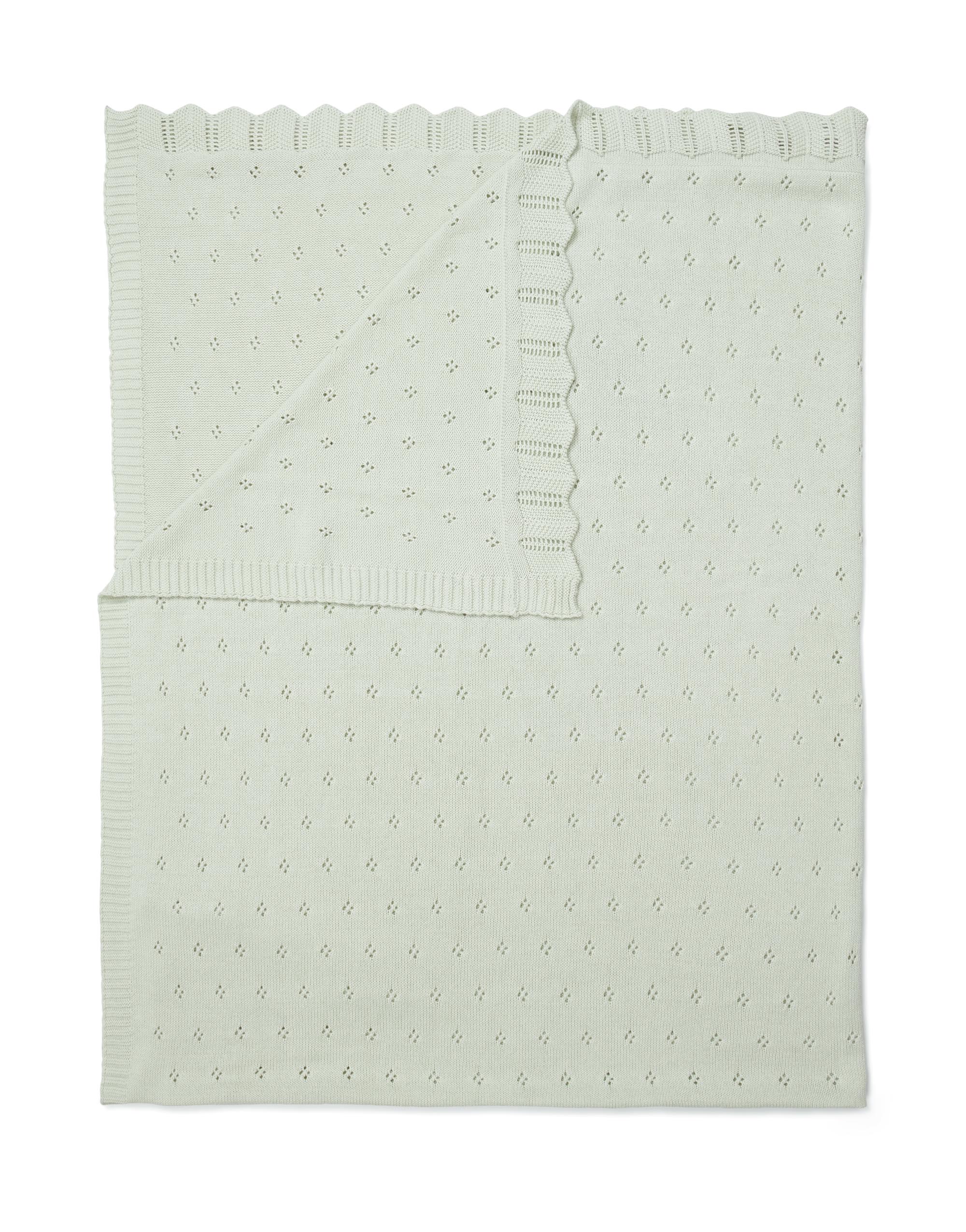 Essenza Plaid Knitted Ajour in morning swim mint