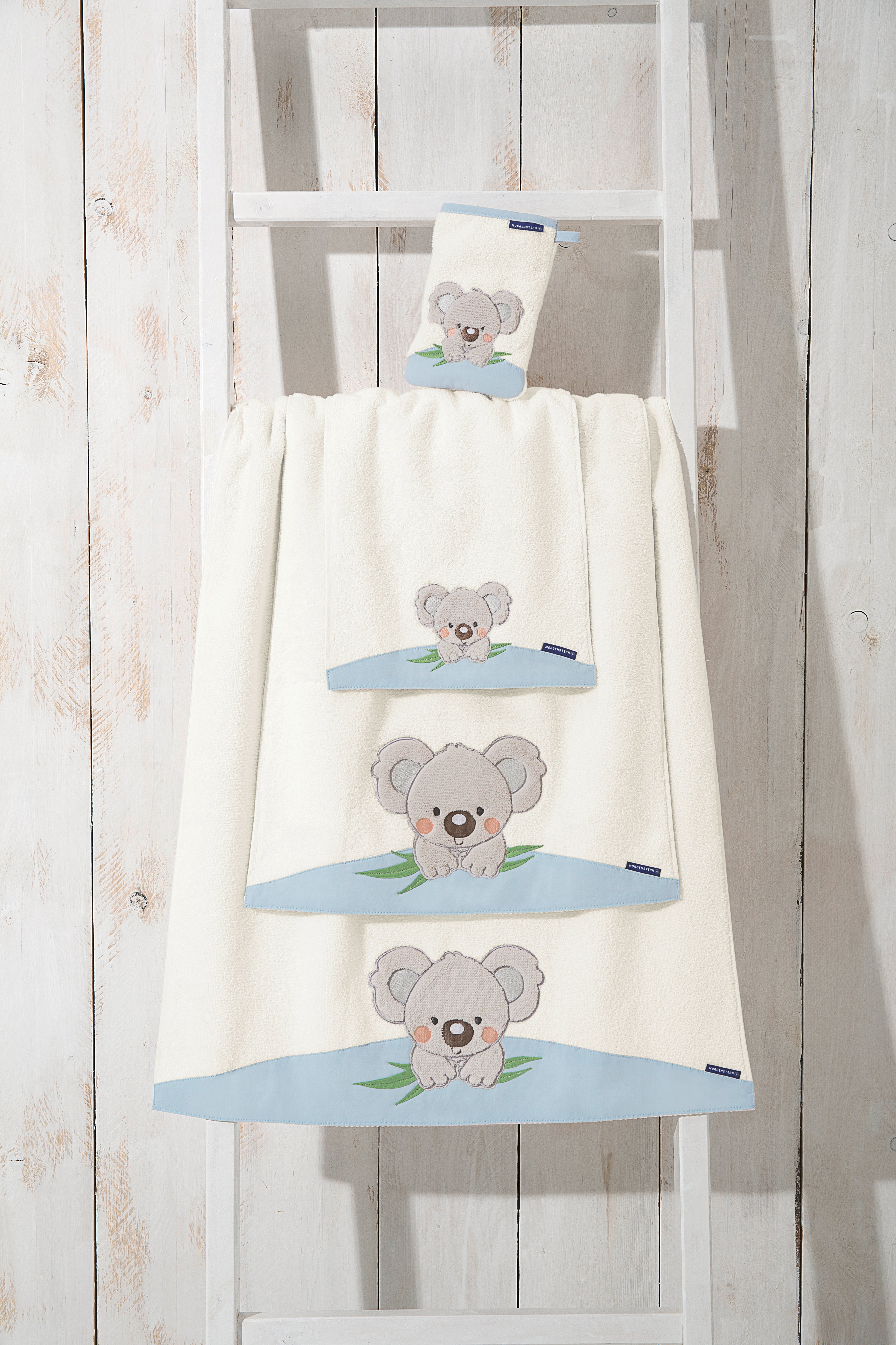Kinder Handtuch Koala blau