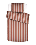 Satin Bettwäsche Minte Sstripes terra