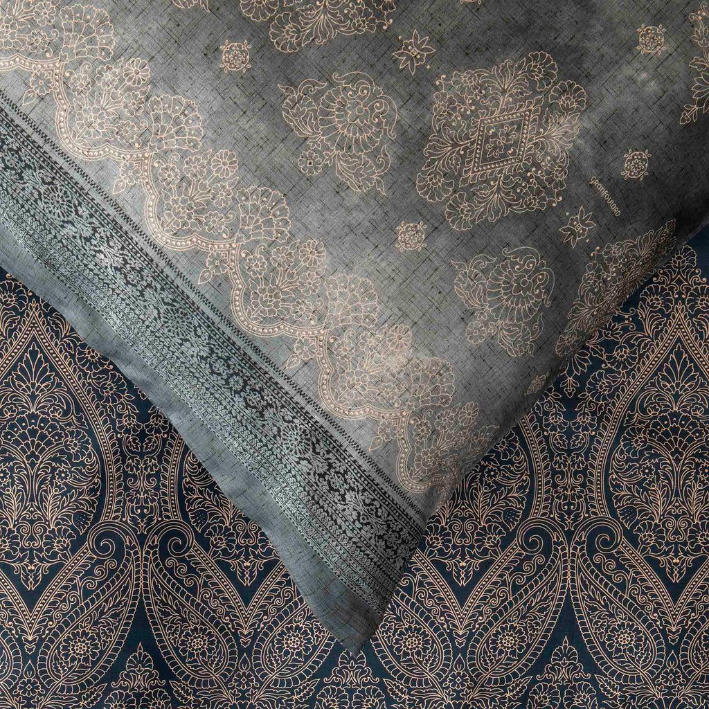 Bassetti Bettwäsche Kerala grau