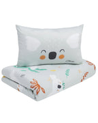 Satin Kinder Bettwäsche Koala s.Oliver grau