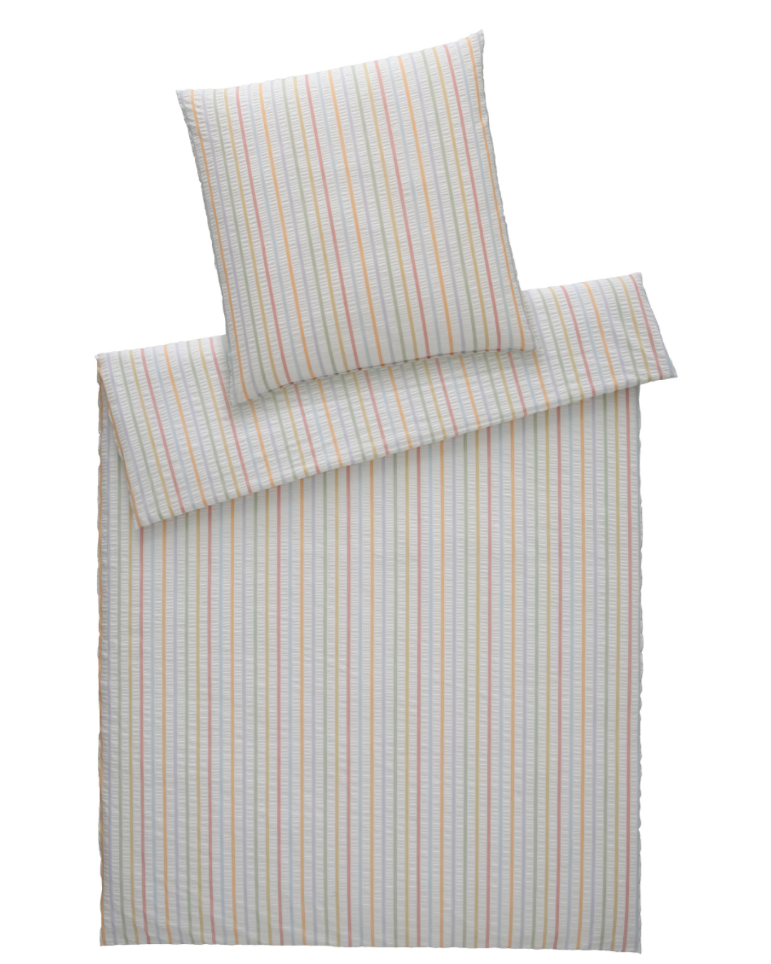 Seersucker Bettwäsche Paula Streifen pastell Elegante